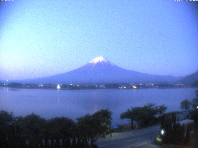 河口湖からの富士山