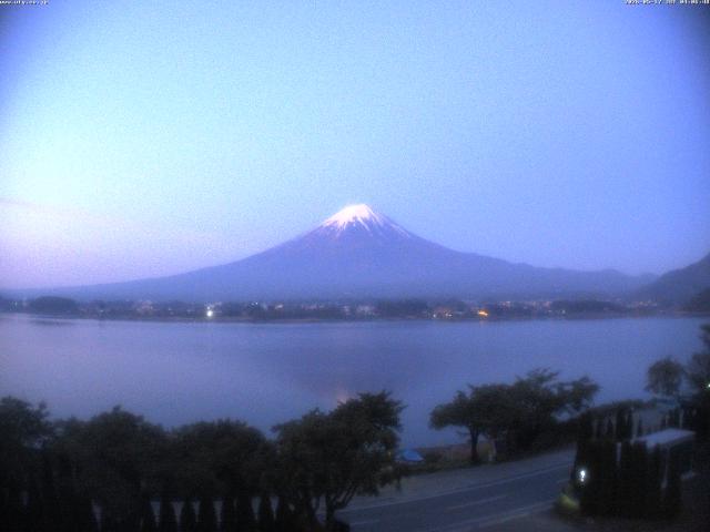 河口湖からの富士山