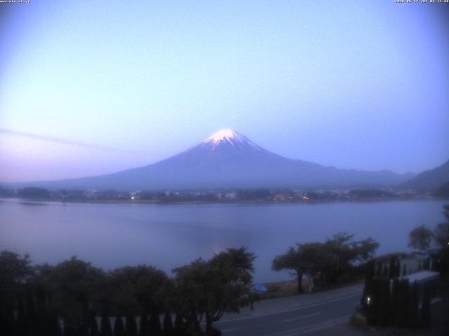 河口湖からの富士山