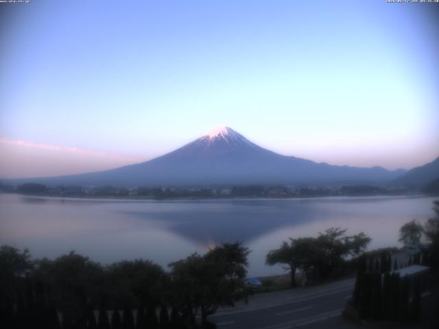 河口湖からの富士山