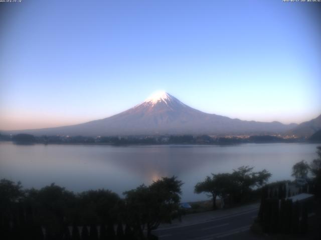 河口湖からの富士山