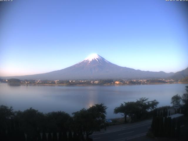 河口湖からの富士山