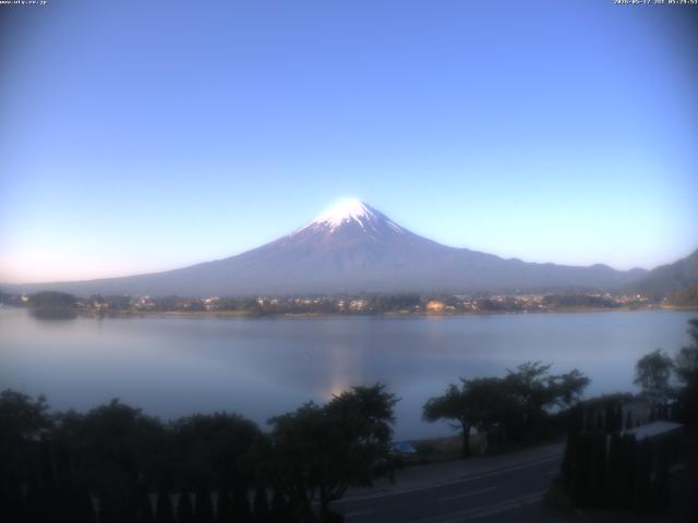 河口湖からの富士山