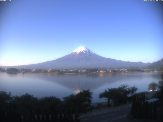 河口湖からの富士山