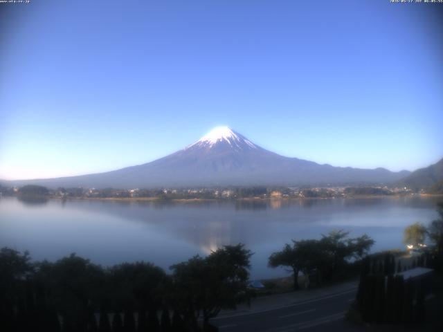 河口湖からの富士山