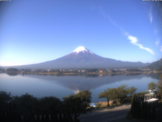 河口湖からの富士山