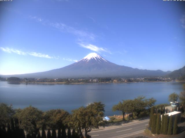 河口湖からの富士山