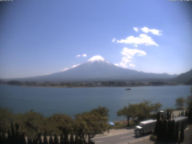 河口湖からの富士山