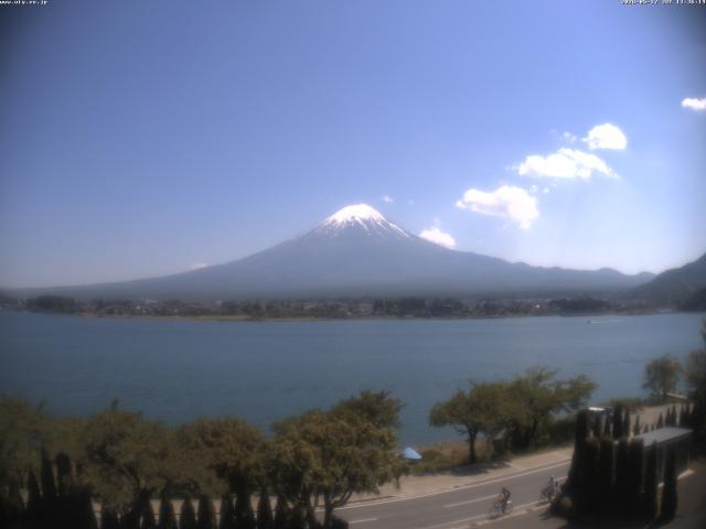 河口湖からの富士山