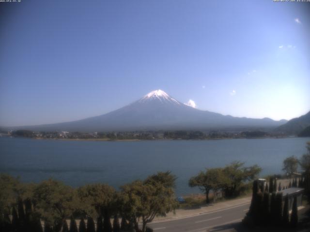 河口湖からの富士山