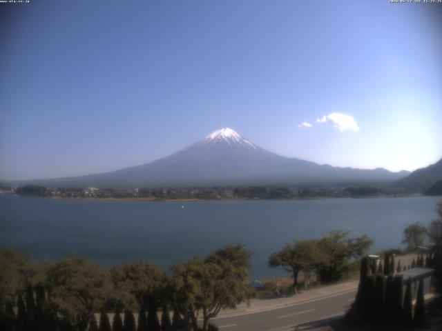河口湖からの富士山