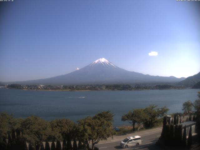 河口湖からの富士山