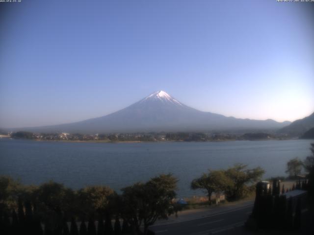 河口湖からの富士山
