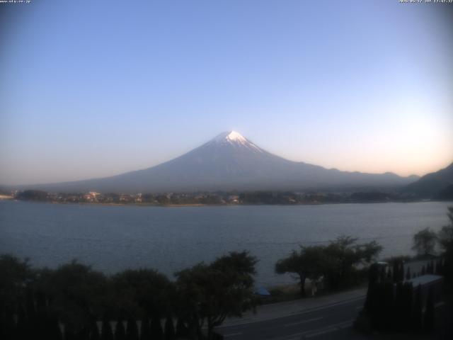 河口湖からの富士山