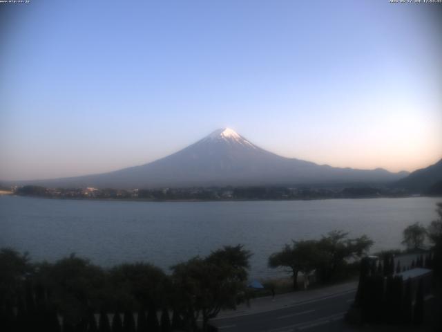 河口湖からの富士山