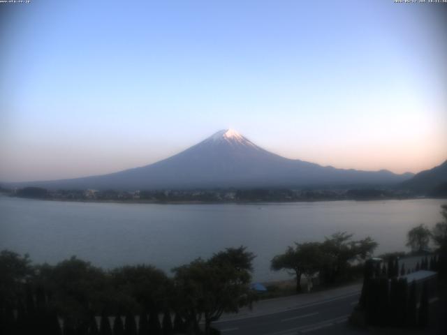 河口湖からの富士山