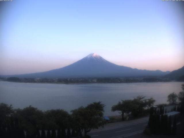河口湖からの富士山