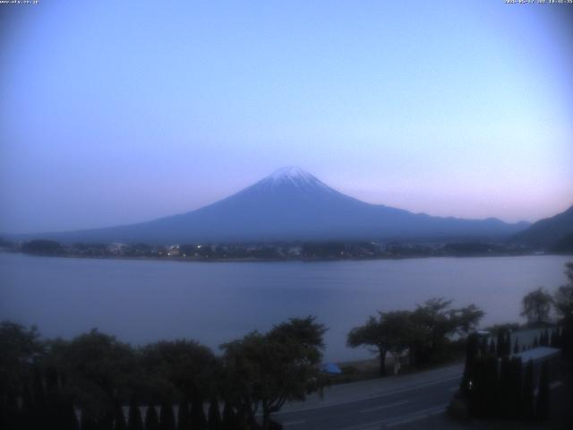 河口湖からの富士山