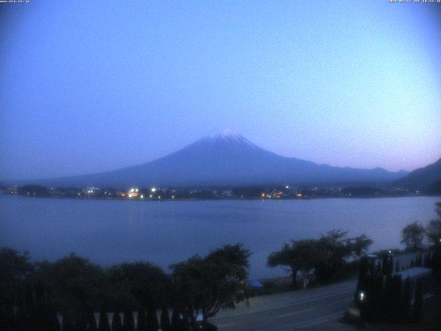 河口湖からの富士山