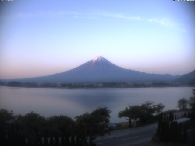 河口湖からの富士山