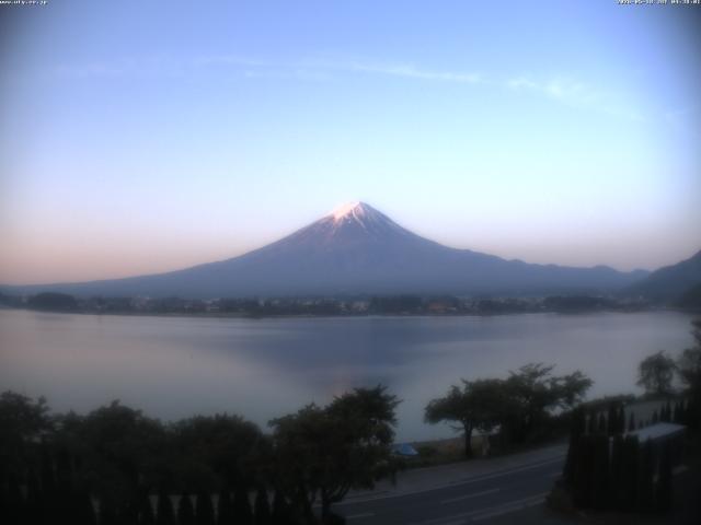 河口湖からの富士山