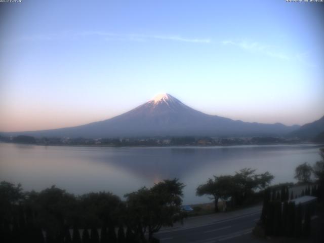 河口湖からの富士山