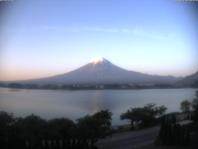 河口湖からの富士山