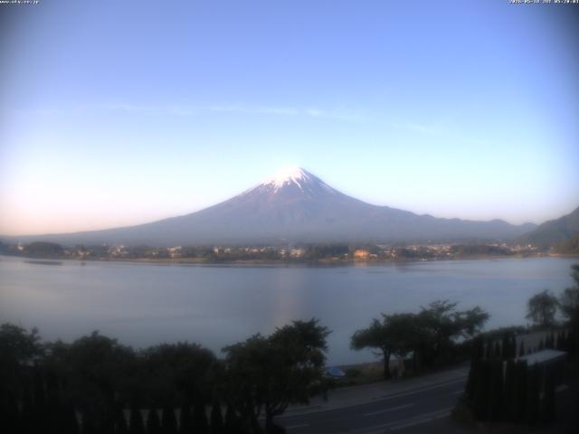 河口湖からの富士山