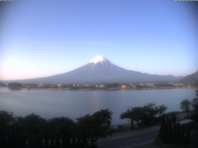 河口湖からの富士山