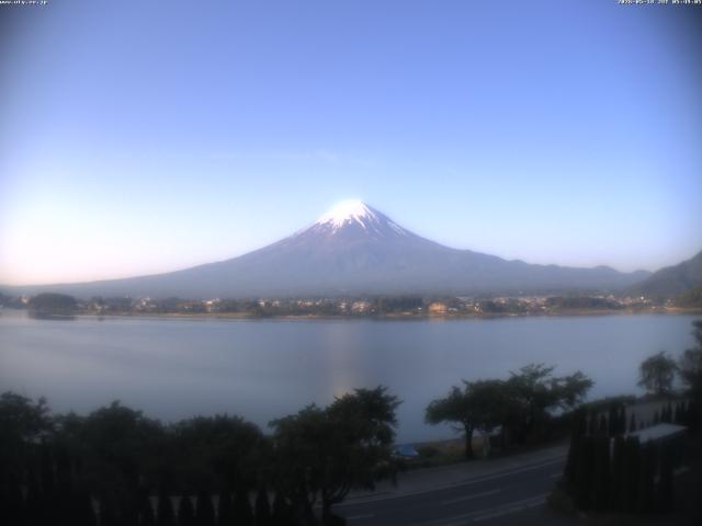 河口湖からの富士山