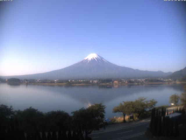 河口湖からの富士山