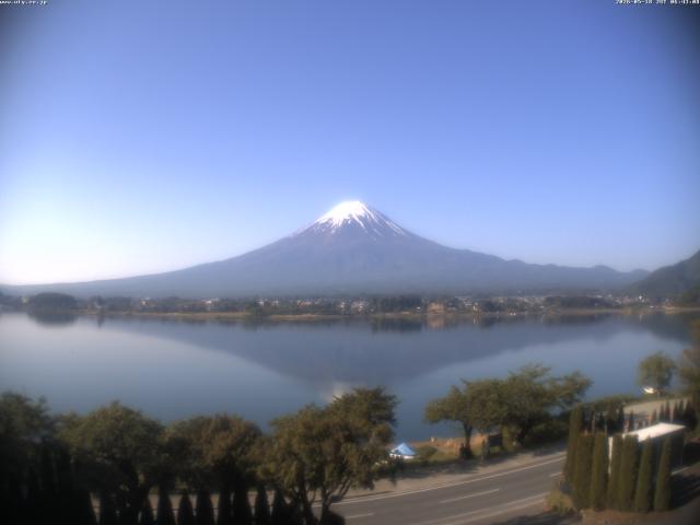 河口湖からの富士山