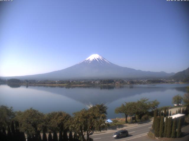 河口湖からの富士山