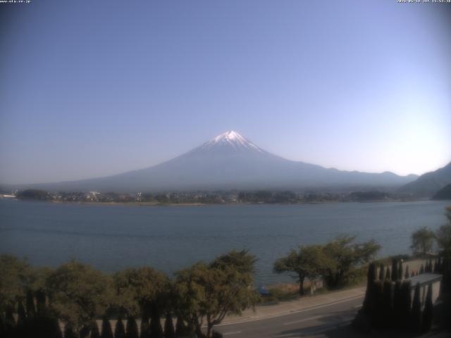 河口湖からの富士山