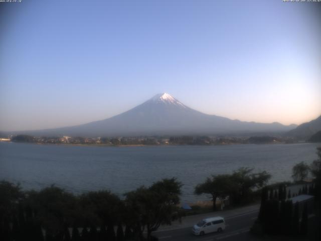 河口湖からの富士山