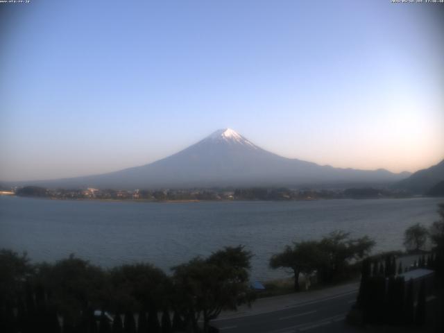 河口湖からの富士山