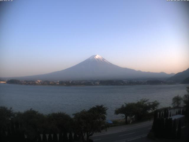 河口湖からの富士山