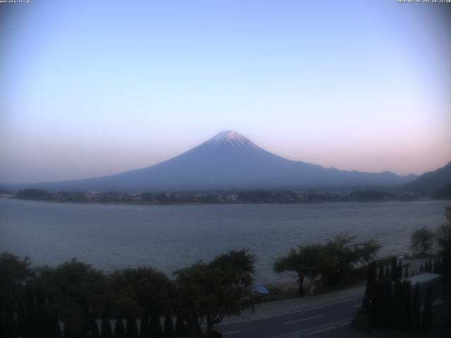河口湖からの富士山