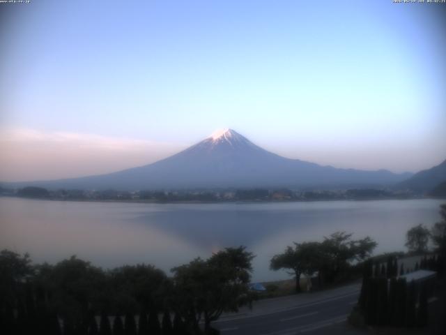 河口湖からの富士山