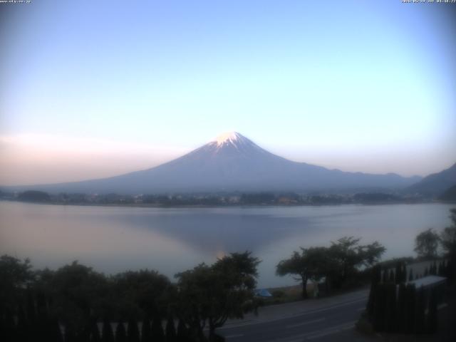 河口湖からの富士山