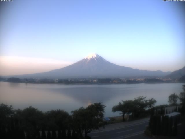 河口湖からの富士山