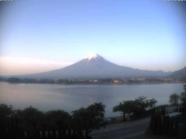 河口湖からの富士山