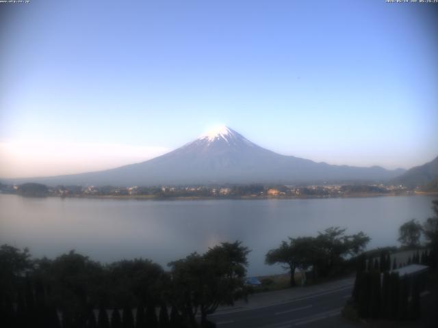 河口湖からの富士山