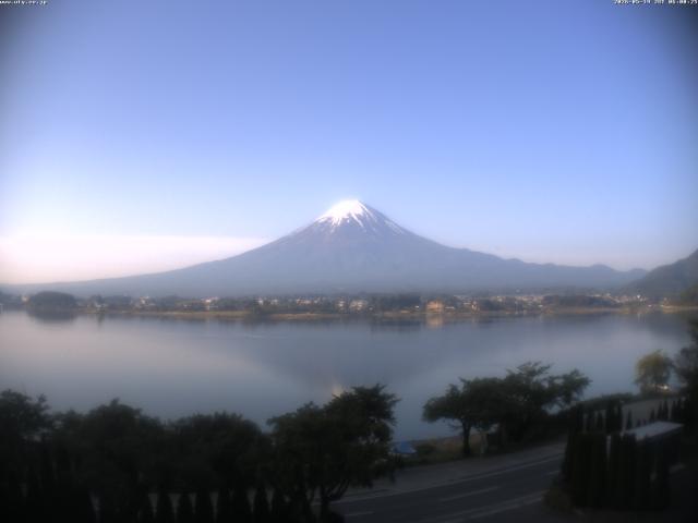 河口湖からの富士山