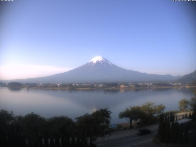 河口湖からの富士山