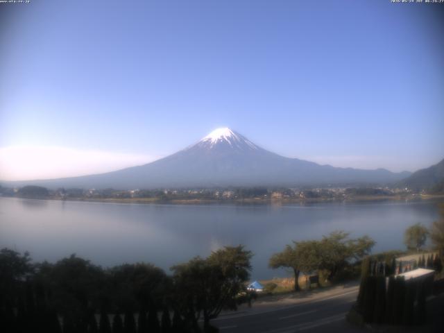 河口湖からの富士山