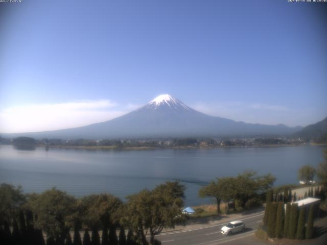 河口湖からの富士山