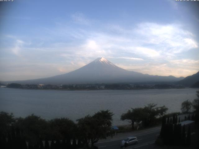 河口湖からの富士山