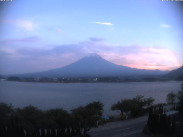河口湖からの富士山