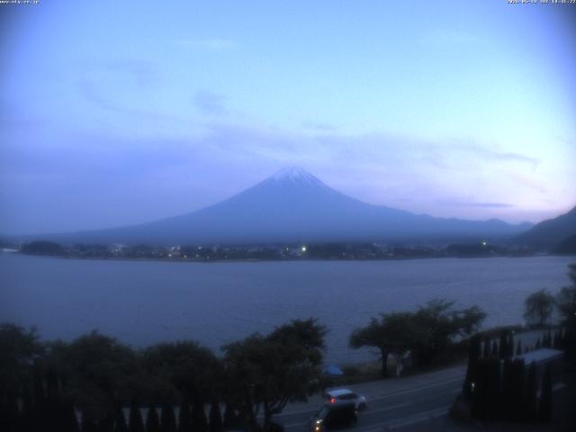 河口湖からの富士山